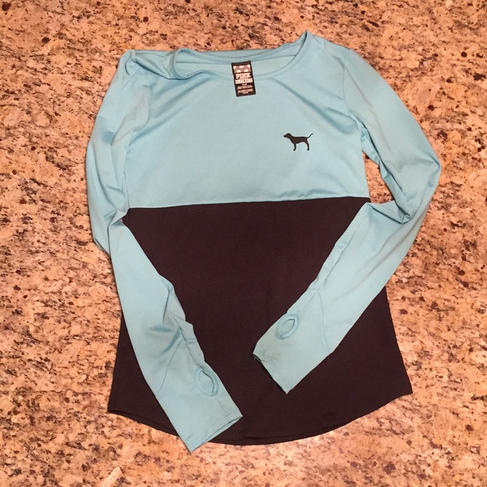 VS Pink Ultimate Long Sleeve Thumbhole Shirt